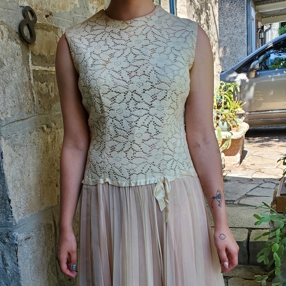 Lace Drop-Waist Dress - Picture 1 of 4